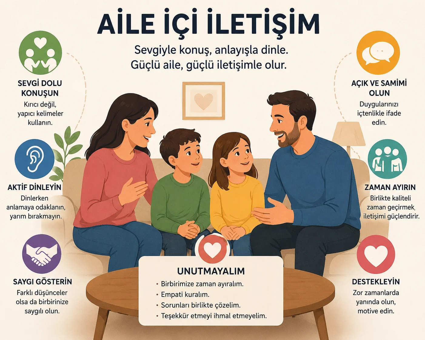 Aile İçi İletişimin Gücü: Mutlu Bir Gelecek İnşa Etmek